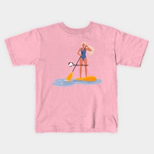 Stand Up Paddling Diva Kids T-Shirt